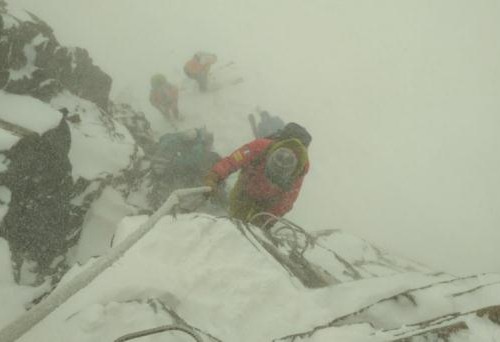 Un'escursionista dispersa sul Monte Rosa