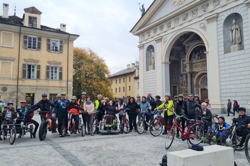 Biciclettata ad Aosta