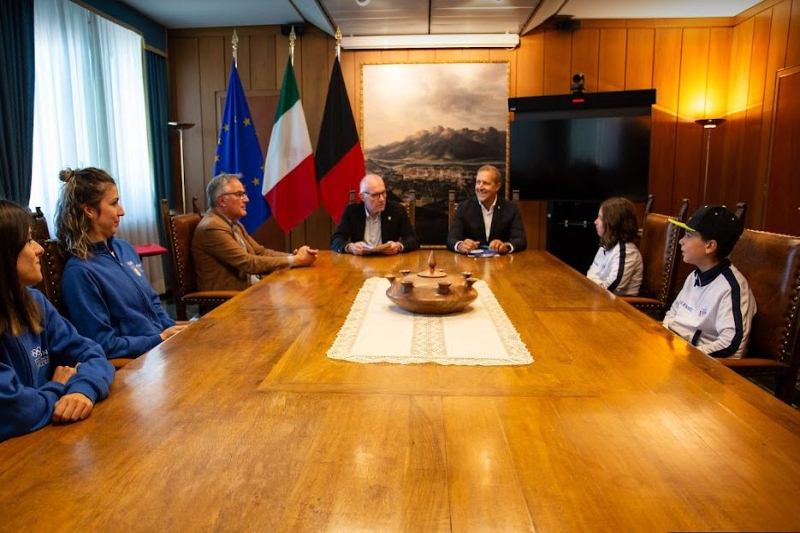 Consegna bandiera al CONI