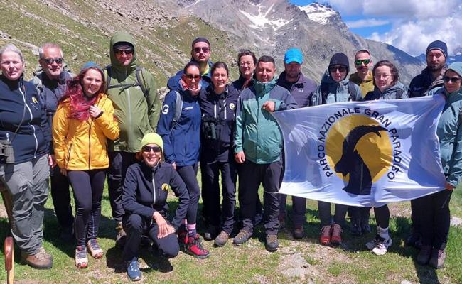 La delegazione in visita nel Parco Nazionale Gran Paradiso (foto PNGP)