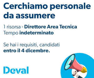 Deval - Avvisi di selezione