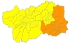 Meteo, allerta valanghe e rischio frane sulla Valle d'Aosta